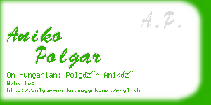 aniko polgar business card